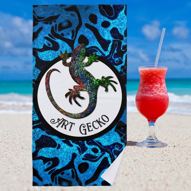 Toalla De Playa Art Gecko (Subido por el creador)