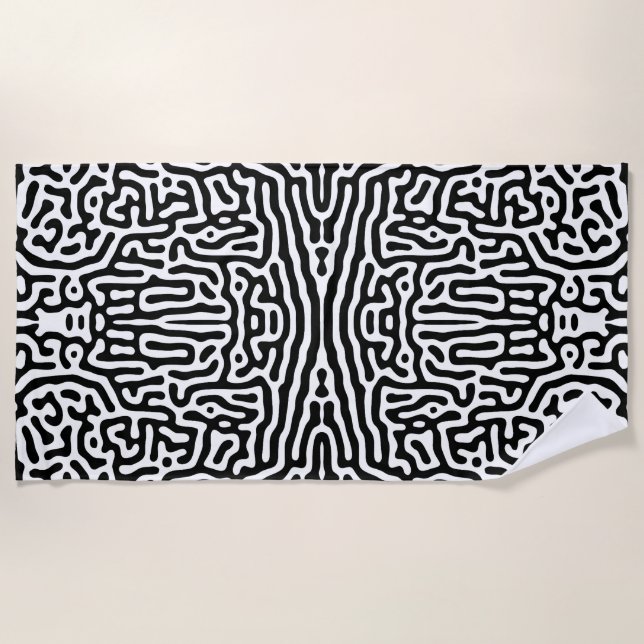 Toalla De Playa arte abstracto (Anverso)