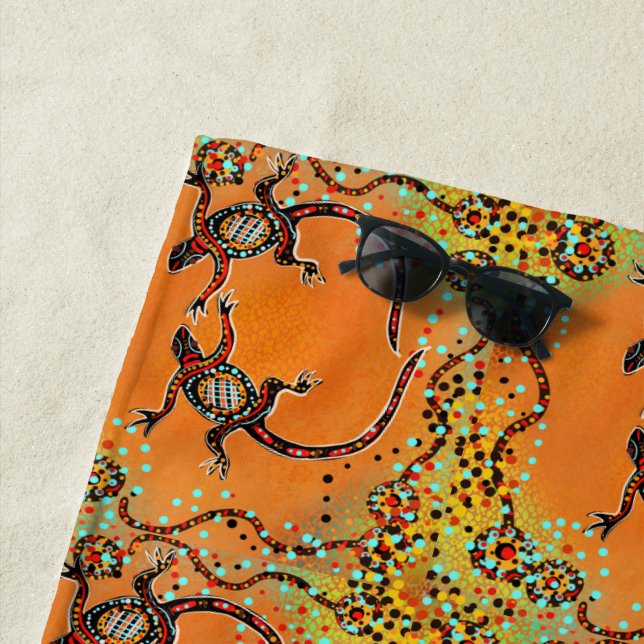 TOALLA DE PLAYA ARTE AUSTRALIA (In situ)