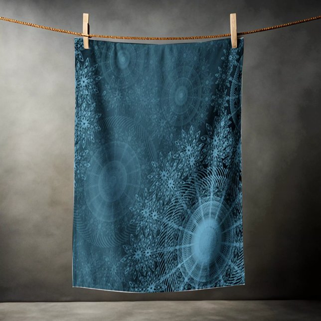 Toalla De Playa Arte de flor de esparkling en el cielo nocturno (Subido por el creador)