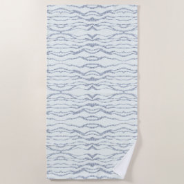 Toalla De Playa Arte de rayado de zebra gris oscuro