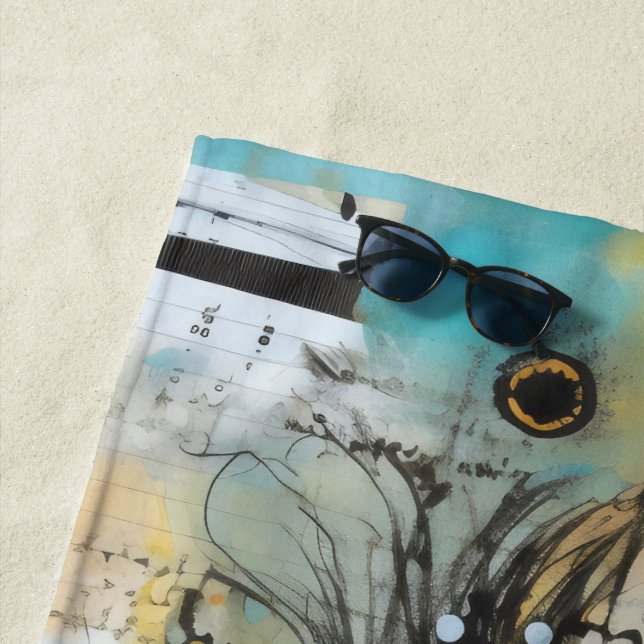 Toalla De Playa ArtLady 7 Encantador y afligido (In situ)