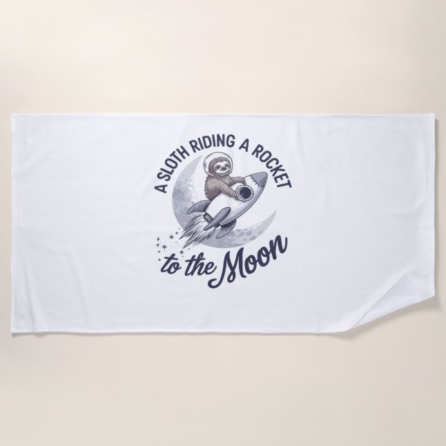 Toalla De Playa Astronauta eslota adorable (Anverso)