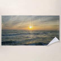 Toalla de playa Atardecer Tranquilo en Portugal