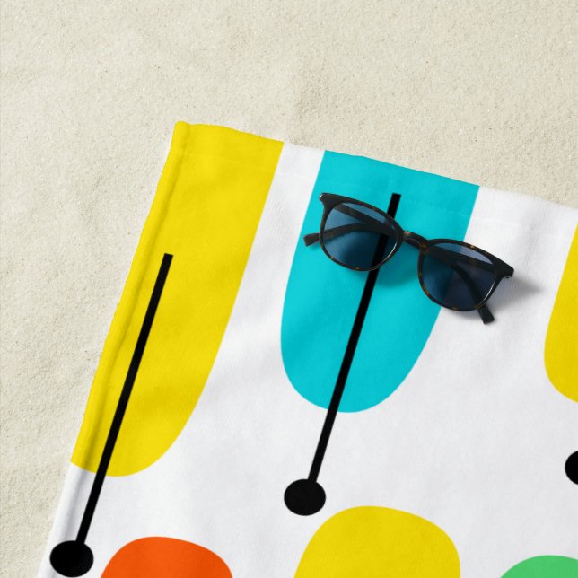 Toalla De Playa Atomic Trees (In situ)