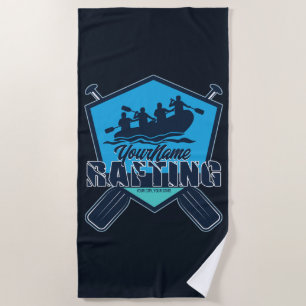 Toalla De Playa Aventura personalizada del río Whitewater