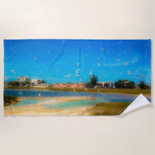 Toalla De Playa Aves por todas partes