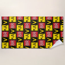 Toalla De Playa Aviador - AV8R -