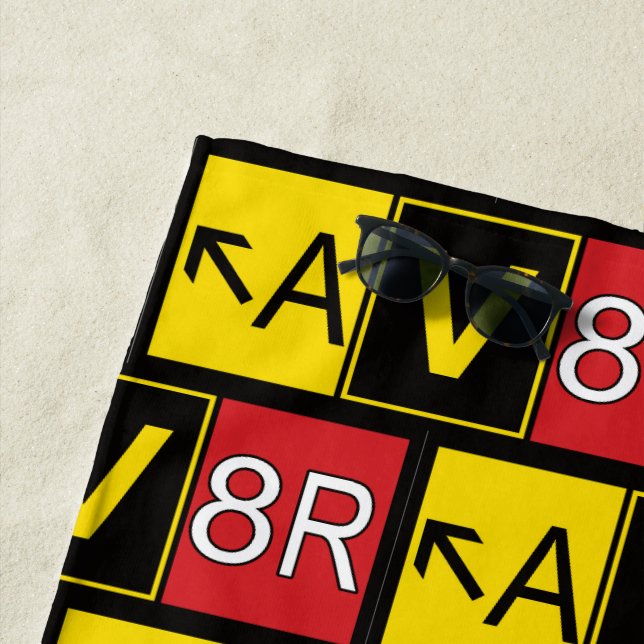 Toalla De Playa Aviador - AV8R - (In situ)