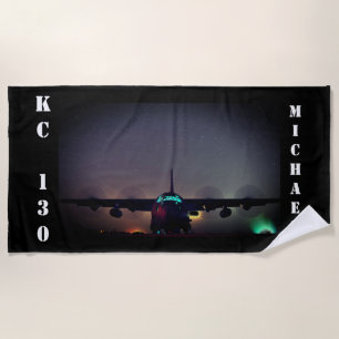Toalla De Playa Avión personalizado del turbopropulsor KC-130