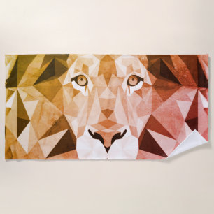 Toalla De Playa Awesome Lion
