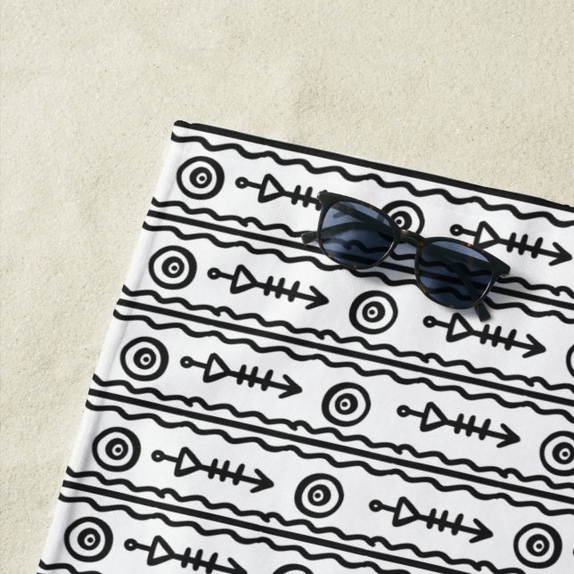 Toalla De Playa Aztec Boho (In situ)