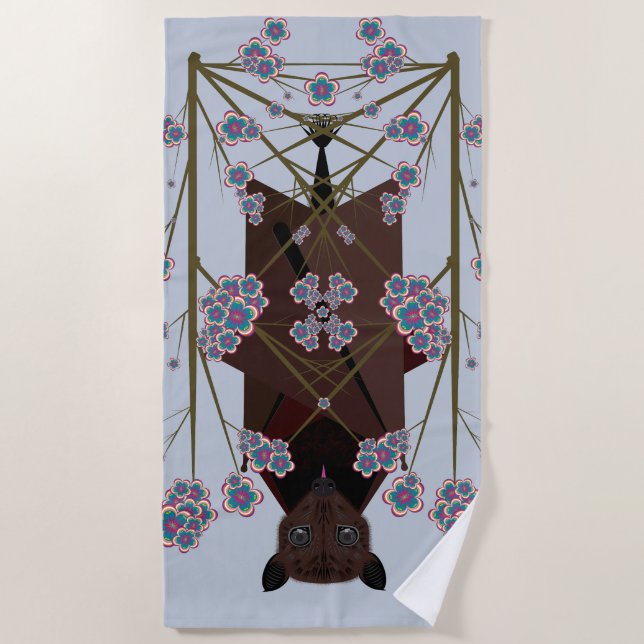 Toalla de playa azul cielo de Fox (Anverso)