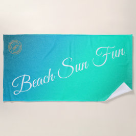 Toalla De Playa Azul moderno