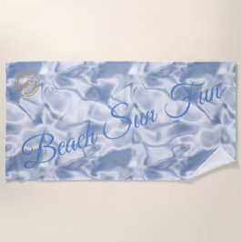 Toalla De Playa Azul moderno