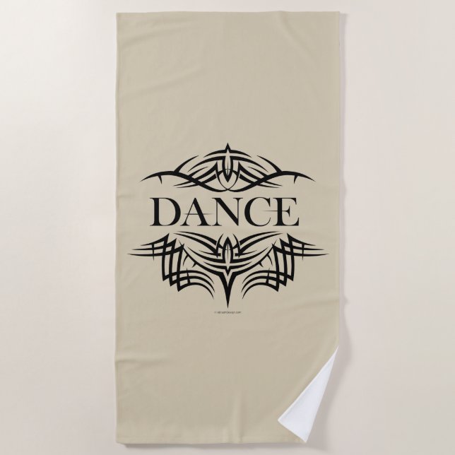 Toalla De Playa Baile tribal (Anverso)