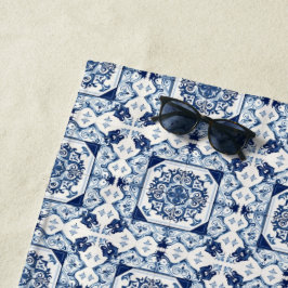Toalla De Playa Baldosas mediterráneas, portuguesas, azulejo, mall