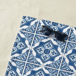Toalla De Playa Baldosas mediterráneas, portuguesas, azulejo, mall