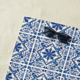 Toalla De Playa Baldosas mediterráneas, portuguesas, azulejo, mall