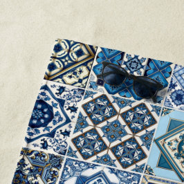 Toalla De Playa Baldosas mediterráneas, portuguesas, azulejo, mall
