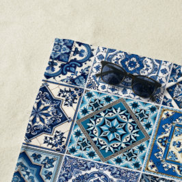 Toalla De Playa Baldosas mediterráneas, portuguesas, azulejo, mall