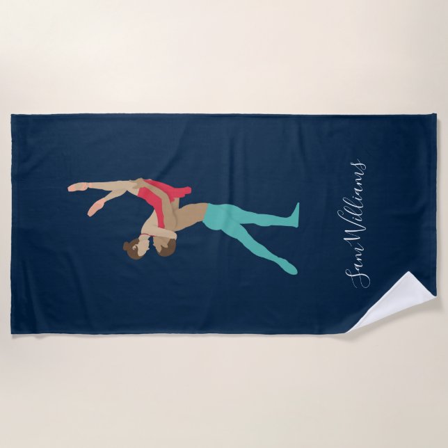 Toalla De Playa Ballet (Anverso)