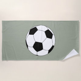 Toalla De Playa Balón de fútbol (fútbol)