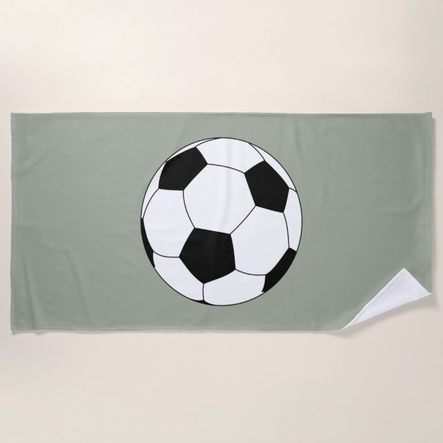 Toalla De Playa Balón de fútbol (fútbol) (Anverso)