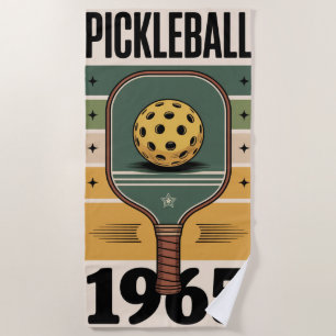 Toalla De Playa Baloncesto de bolas de baloncesto 1965 Gráfico de