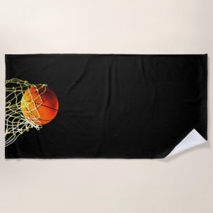 Toalla De Playa Baloncesto I Love