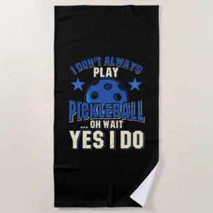 Toalla De Playa Baloncesto - No siempre juego baloncesto