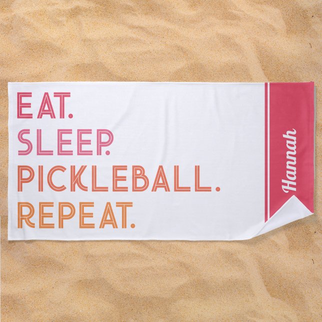 Toalla De Playa Baloncesto personalizado: repite el sueño (Subido por el creador)