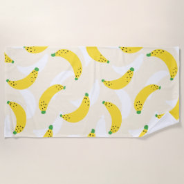 Toalla De Playa Banana Pop Yellow Crema