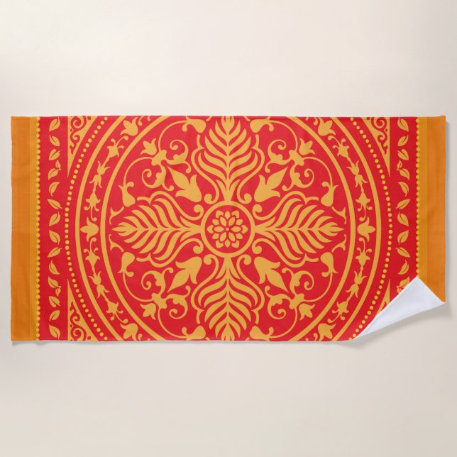 Toalla de playa Bandana Design-2 (Anverso)