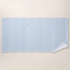 Toalla De Playa Bandas azules blancas