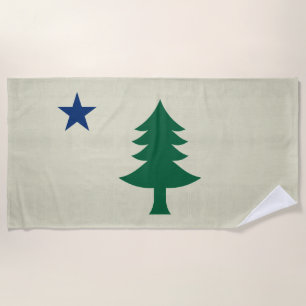 Toalla De Playa Bandera 1901 de Maine