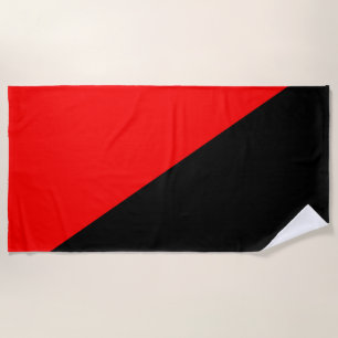 Toalla De Playa Bandera Anarquista (Anarquismo)