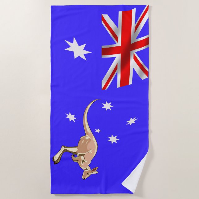 Toalla De Playa Bandera australiana (Anverso)