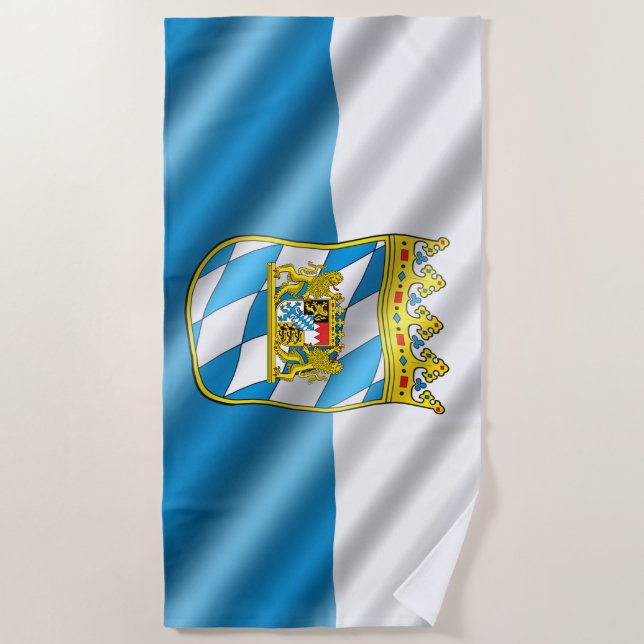 Toalla De Playa Bandera bávara (Anverso)