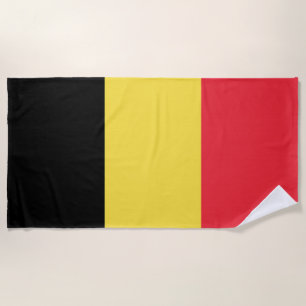 Toalla De Playa Bandera belga patriótica