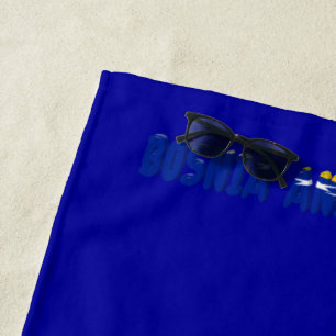Toalla De Playa Bandera bosnio