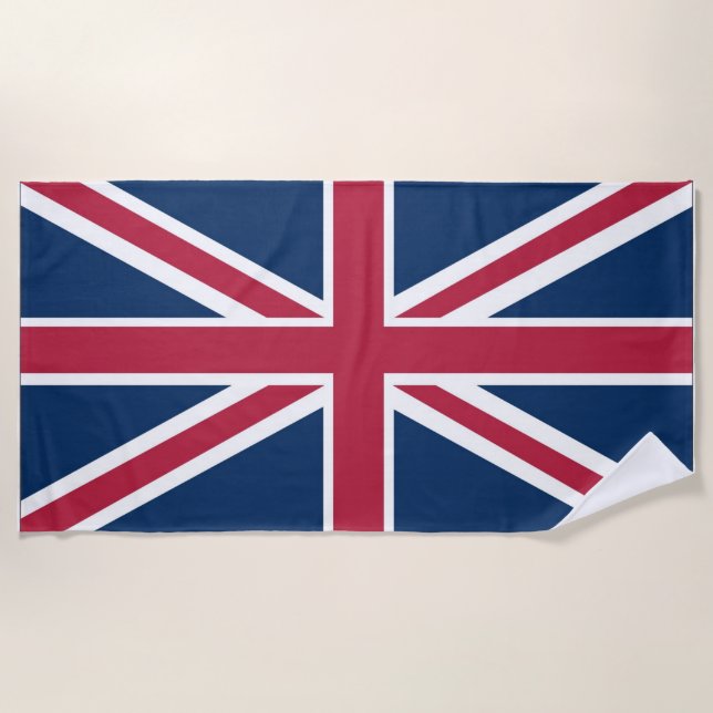 Toalla De Playa Bandera británica (Anverso)
