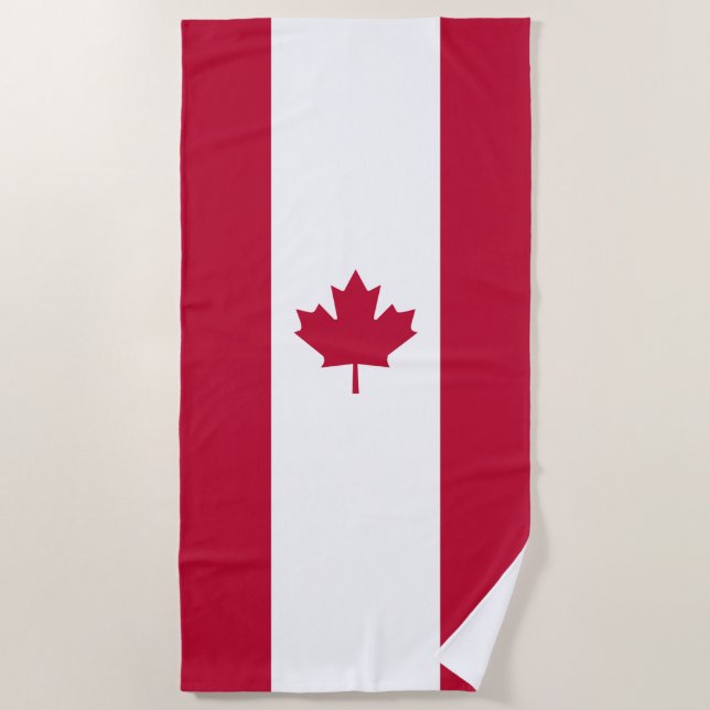 Toalla De Playa Bandera canadiense (Anverso)