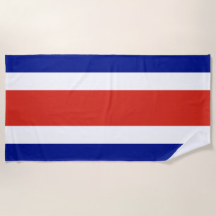 Toalla De Playa Bandera civil de Costa Rica