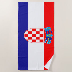 Toalla De Playa Bandera croata