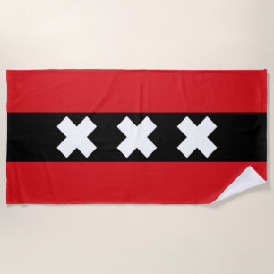 Toalla De Playa Bandera de Ámsterdam
