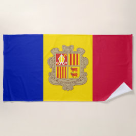 Toalla De Playa Bandera de Andorra