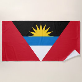 Toalla De Playa Bandera de Antigua y Barbuda
