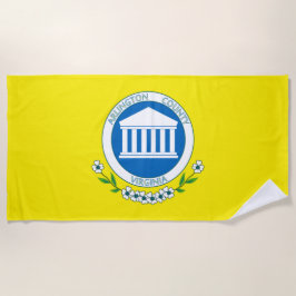Toalla De Playa Bandera de Arlington (Virginia)