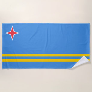 Toalla De Playa Bandera de Aruba